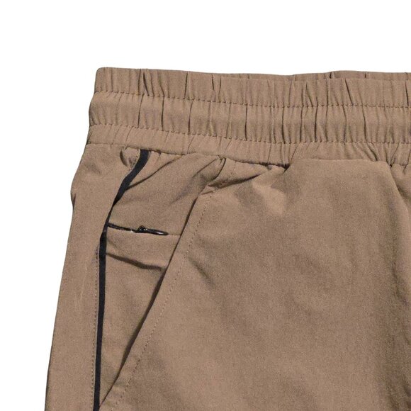 NWT | CREATIP Brown Performance Running Shorts | Zipper Pocket | Size XL - Picture 3 of 5